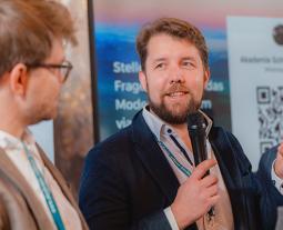 Podiumsdiskussion mit v.l.n.r. Jannis Meseke (Voelkel), Friedemann Wecker (Bauck)